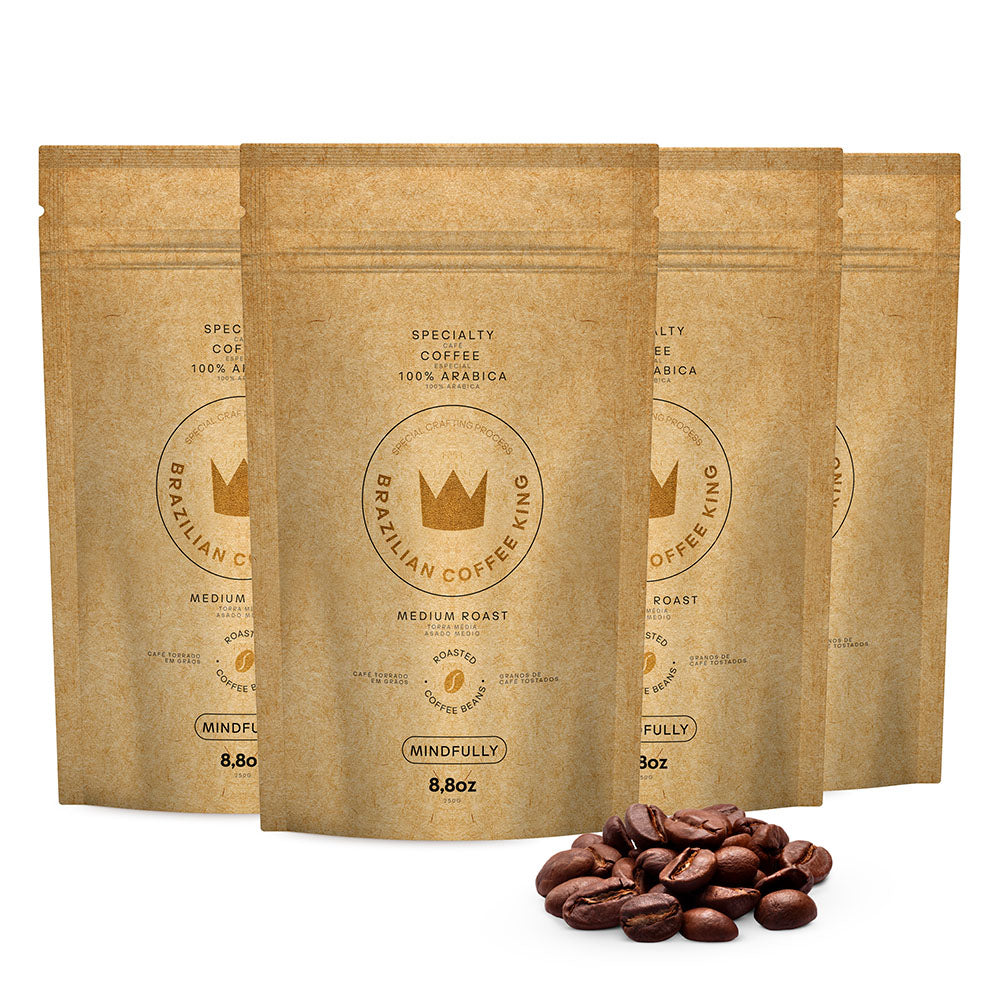 Kit 4 Unidades Café Especial Mindfully - Grãos
